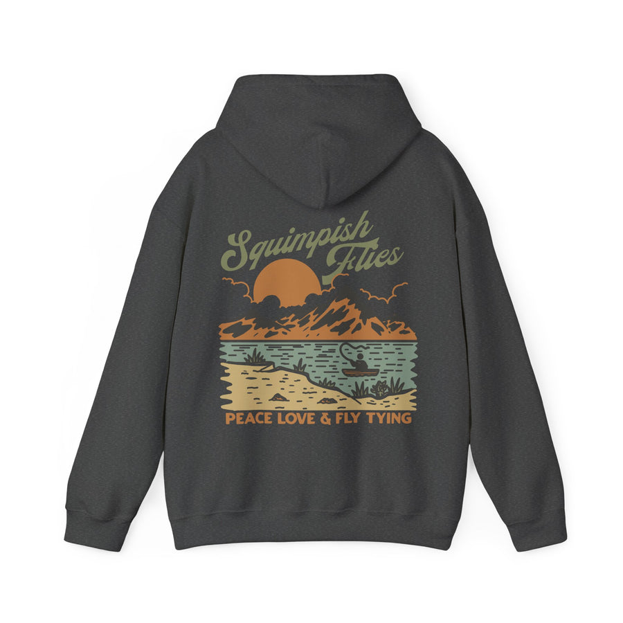 Peace Love & Fly Tying Hoodie