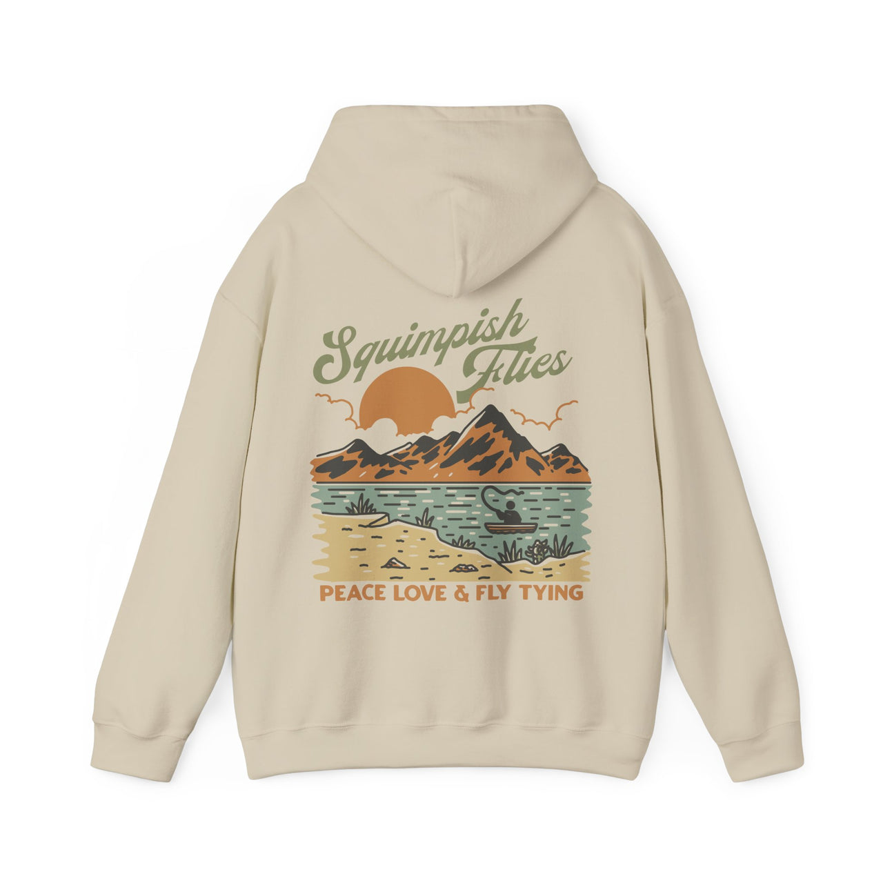 Peace Love & Fly Tying Hoodie