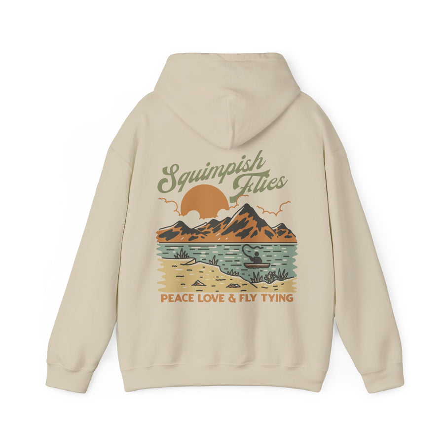 Peace Love & Fly Tying Hoodie