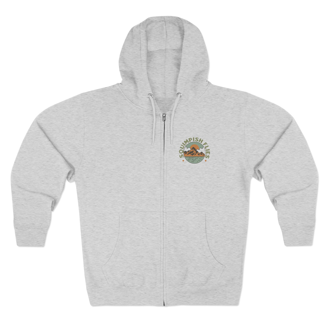 Peace Love & Fly Tying Zip Hoodie