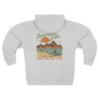 Thumbnail for Peace Love & Fly Tying Zip Hoodie