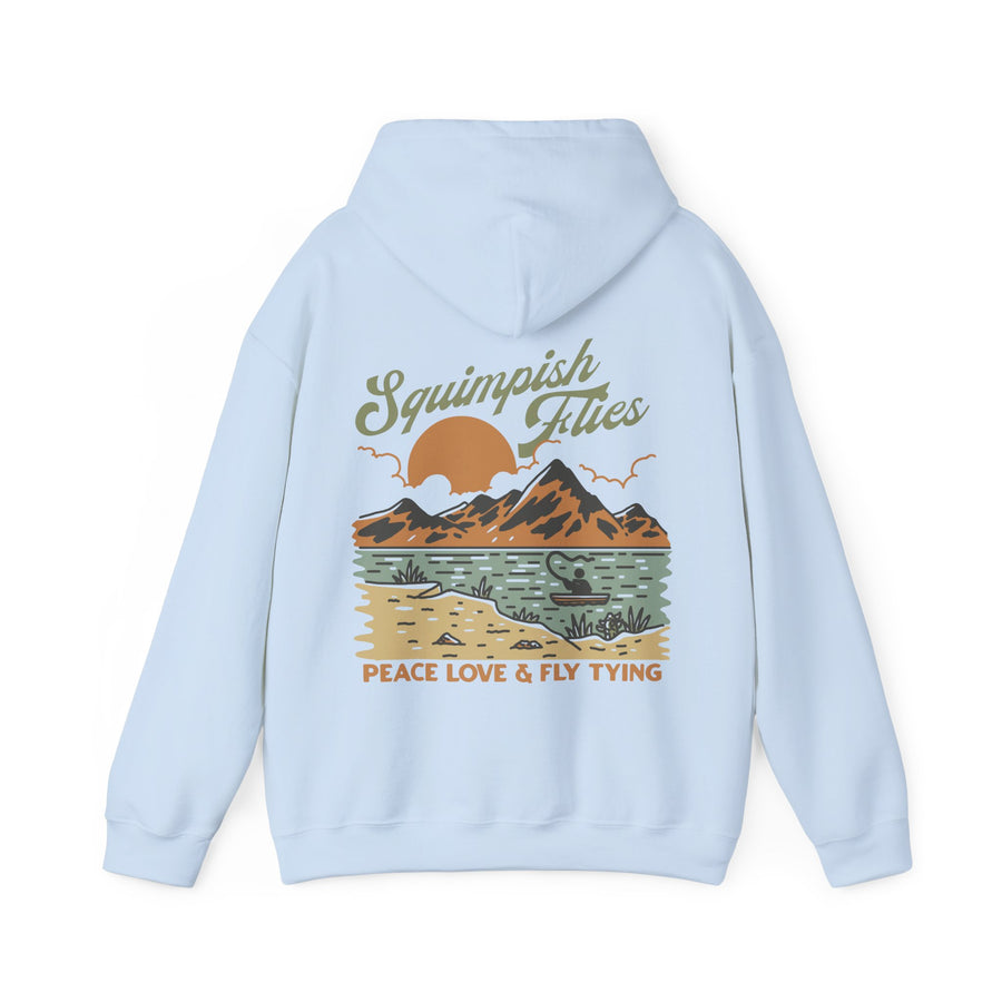 Peace Love & Fly Tying Hoodie