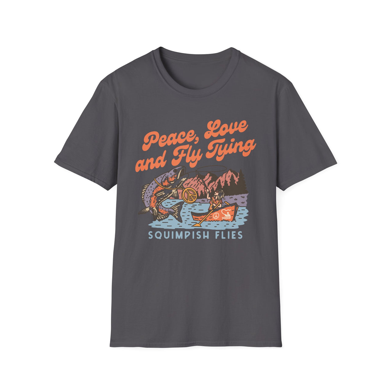 Peace, Love and Fly Tying | Ladies T-shirt