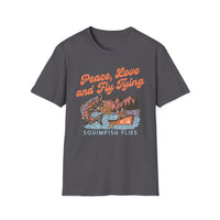 Thumbnail for Peace, Love and Fly Tying | Ladies T-shirt