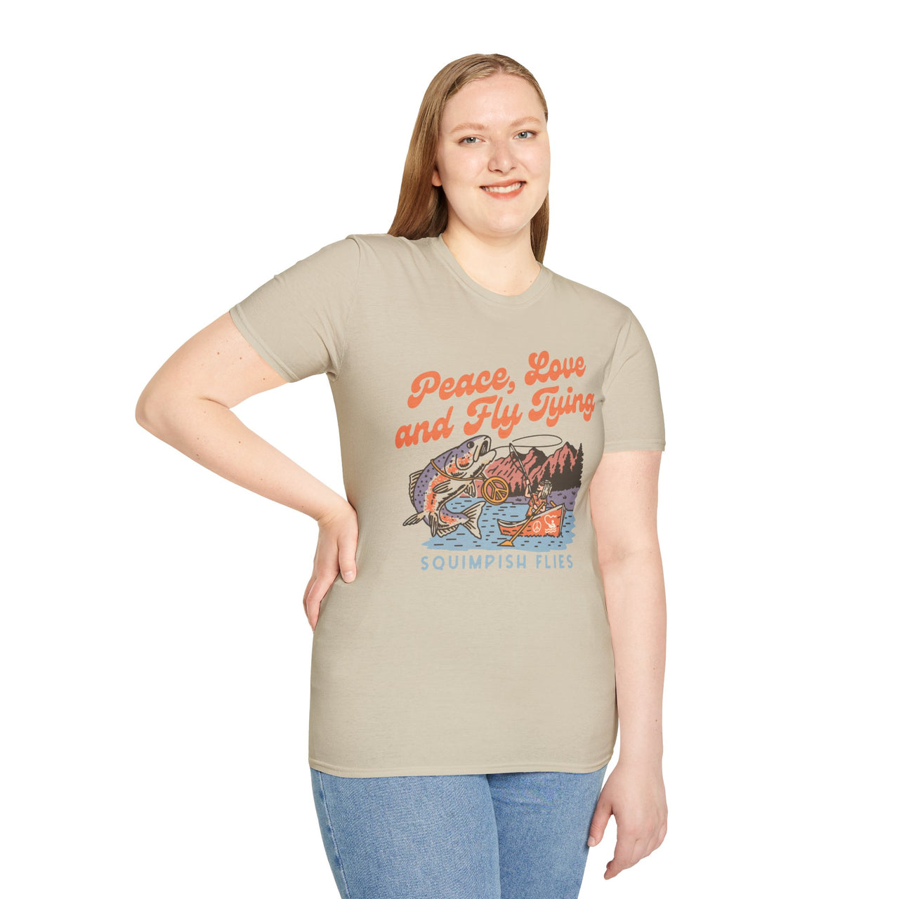 Peace, Love and Fly Tying | Ladies T-shirt