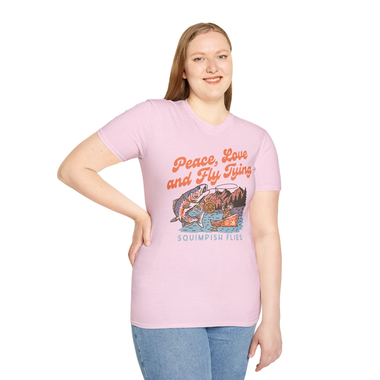 Peace, Love and Fly Tying | Ladies T-shirt
