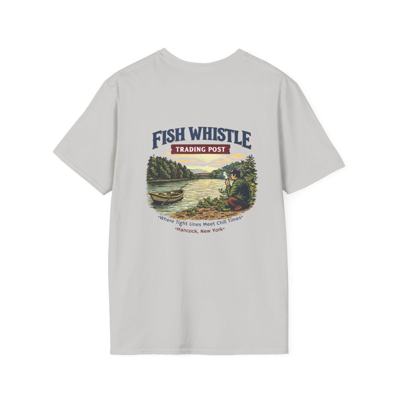 Where Tight Lines Meet High Times | Fish Whistle Trading Post T-shirt