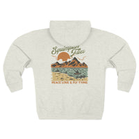 Thumbnail for Peace Love & Fly Tying Zip Hoodie