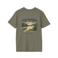 Thumbnail for Where Tight Lines Meet High Times | Fish Whistle Trading Post T-shirt