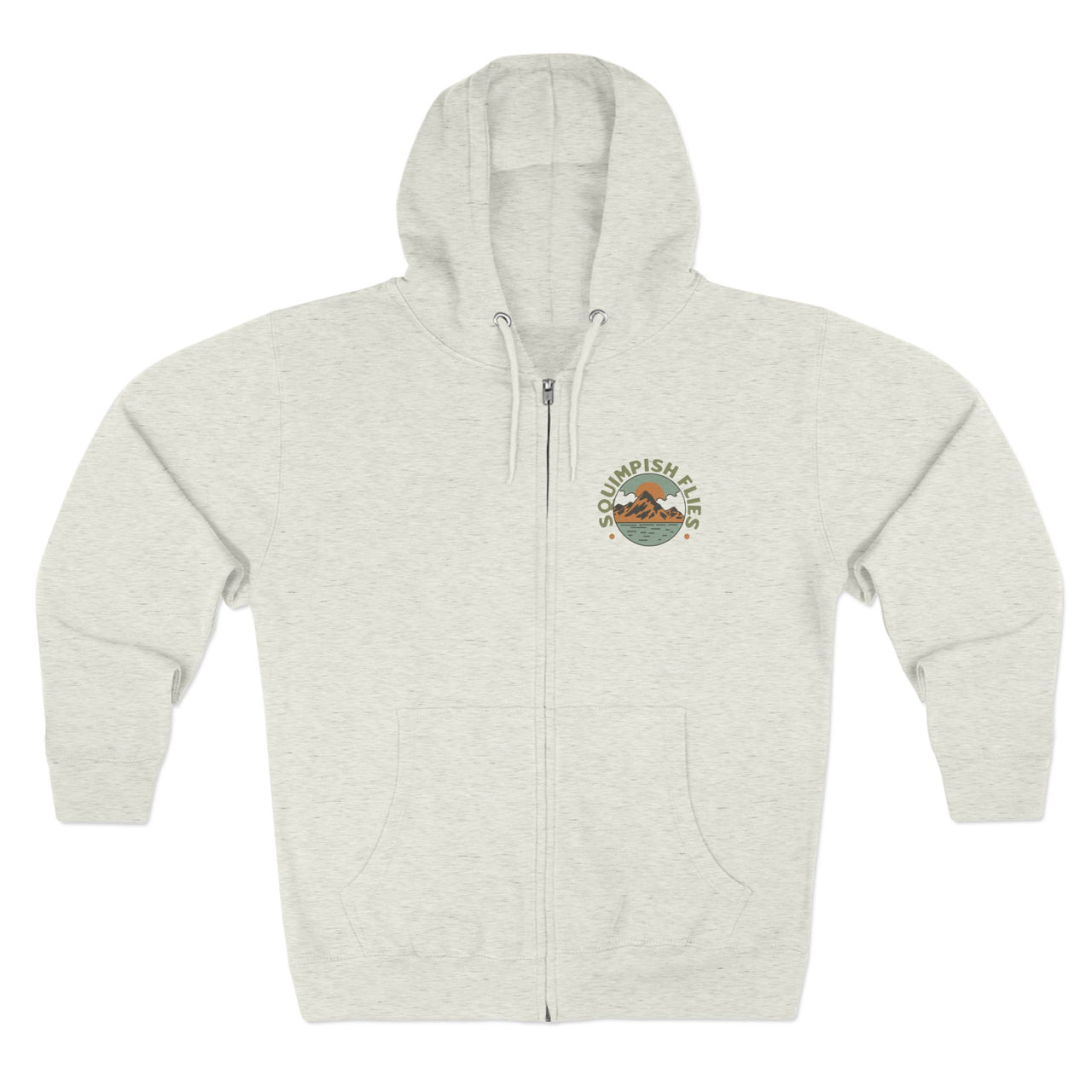Peace Love & Fly Tying Zip Hoodie