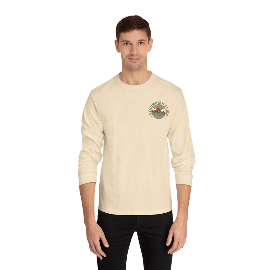 T-shirt a maniche lunghe Peace Love and Fly Tying 