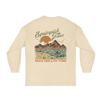 Thumbnail for T-shirt a maniche lunghe Peace Love and Fly Tying 