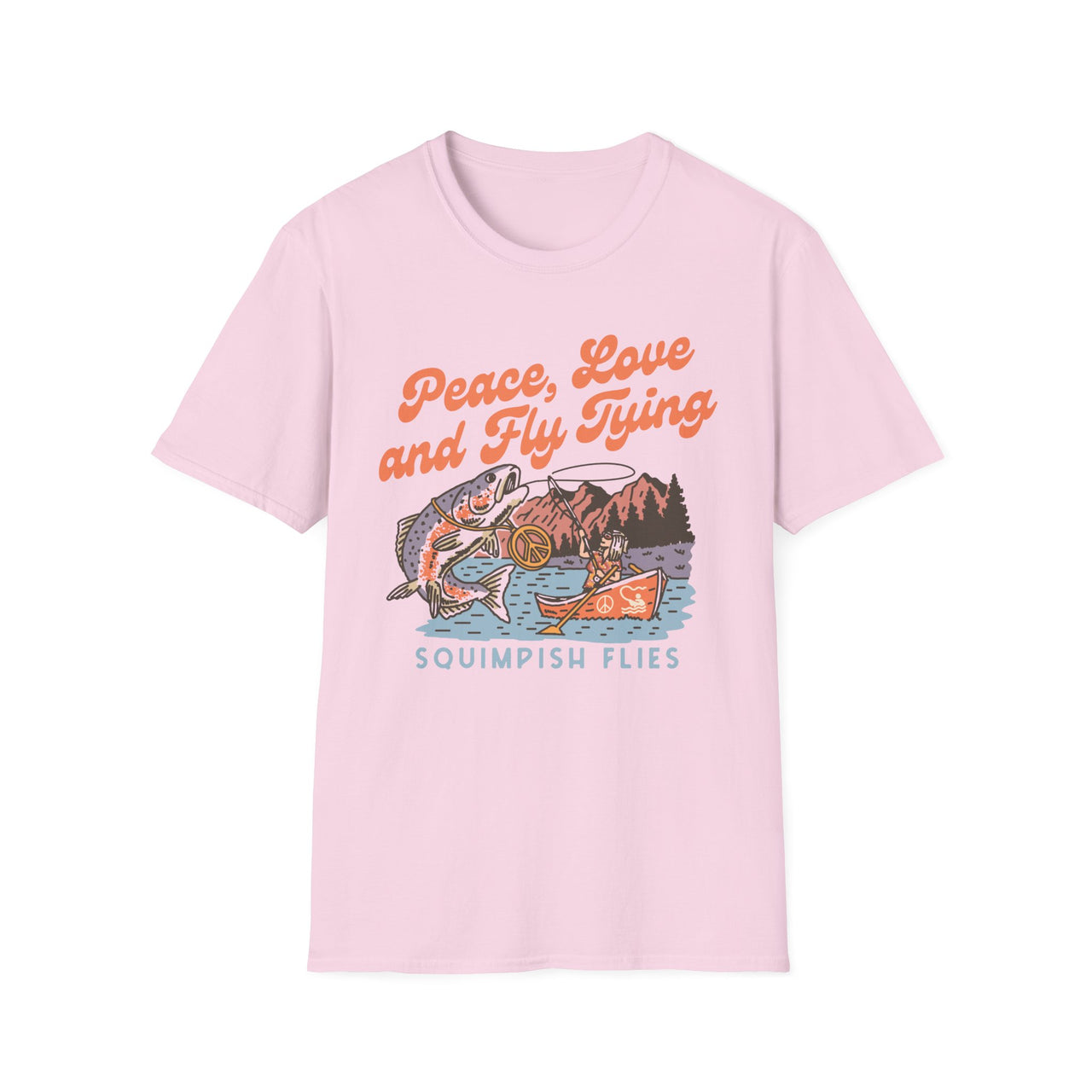 Peace, Love and Fly Tying | Ladies T-shirt