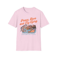Thumbnail for Peace, Love and Fly Tying | Ladies T-shirt