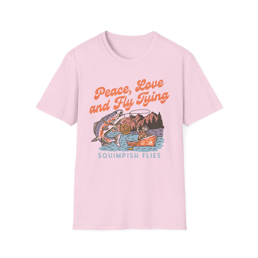 Peace, Love and Fly Tying | Ladies T-shirt