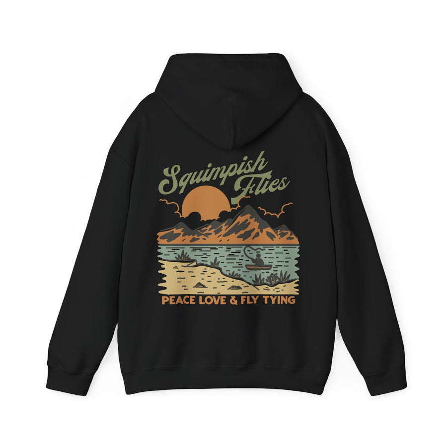 Peace Love & Fly Tying Hoodie