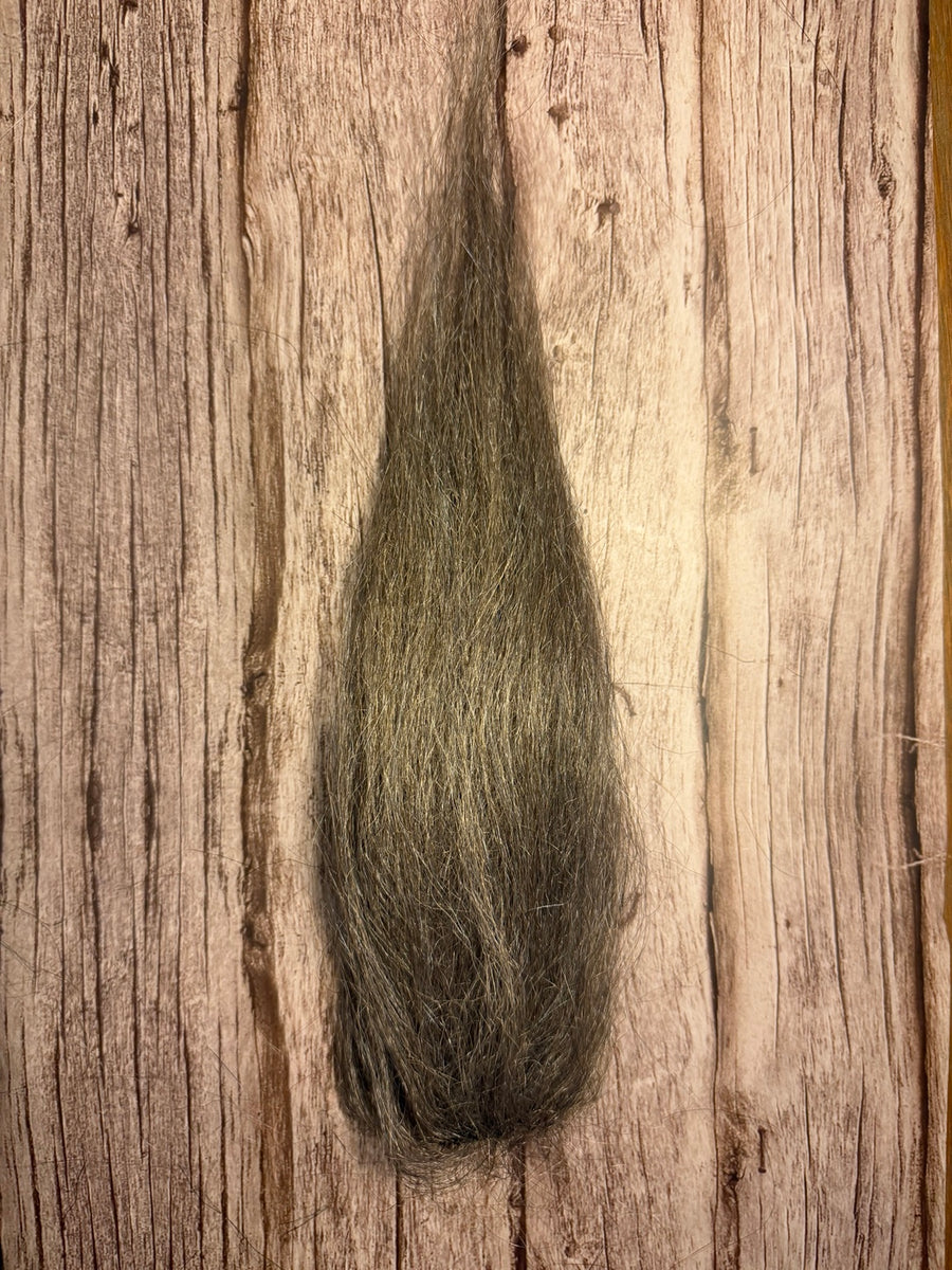 Dark Silver Squimpish Hair in smoky dark gray with lighter silver strands