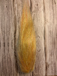 Thumbnail for Sunset Sparkle Squimpish Hair with golden yellow and orange fibers and reflective flash